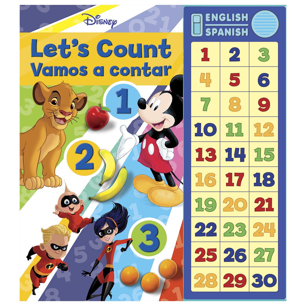 Libro Disney Mickey Vamos A Contar En Ingles Y Espanol Costco Mexico