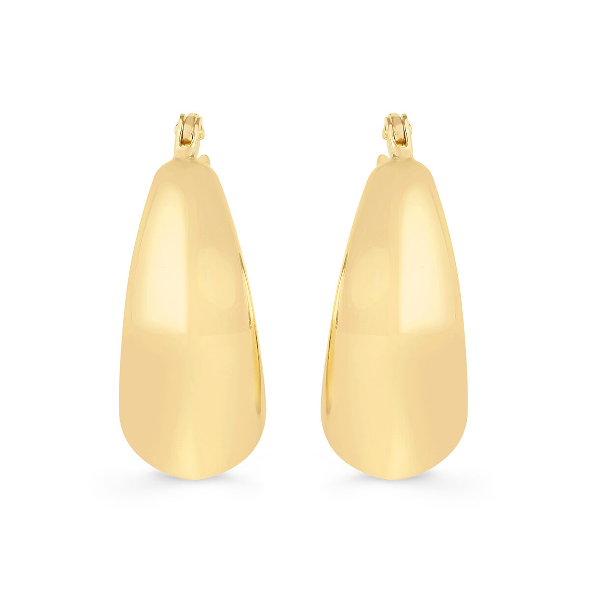Arracadas 'V', Oro Amarillo 14K Arracadas 'V', Oro Amarillo 14K