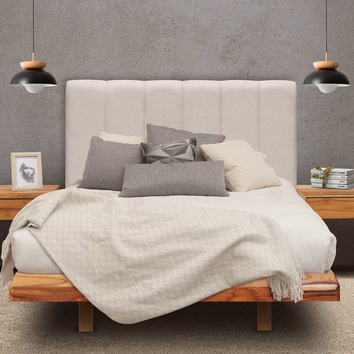 Skanor Muebles, Roma, Cama Matrimonial Skanor Muebles, Roma, Cama Matrimonial