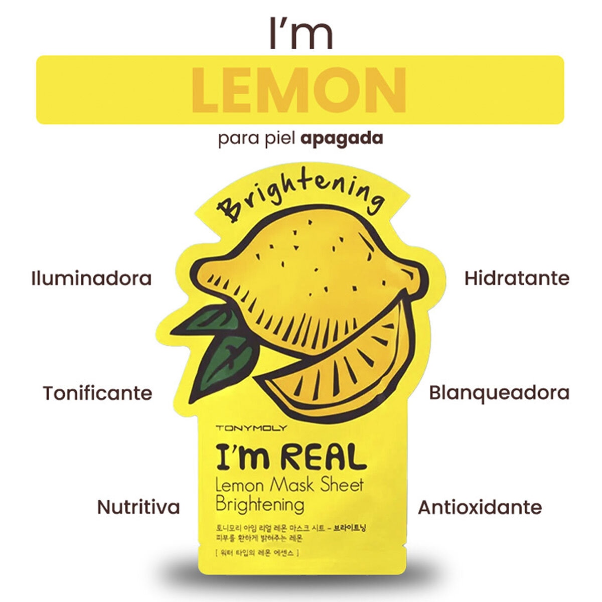 Tony Moly I'm Lemon Pack 7 pzas Anti Manchas