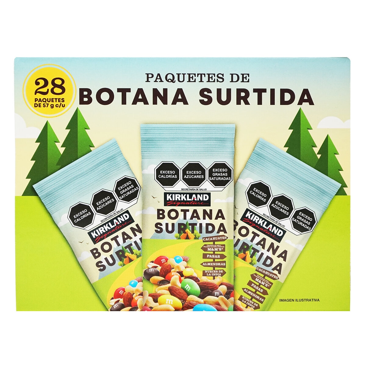 Kirkland Signature Botana Surtida 28 pzas de 57 g