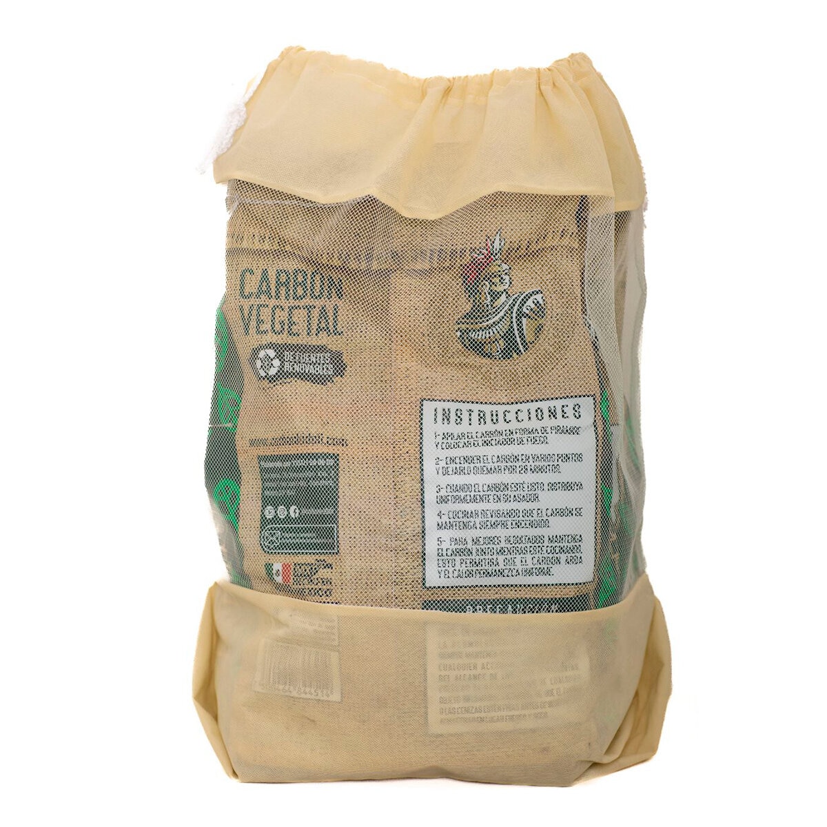 Indio Carbón Vegetal 2 pzas de 6 Kg