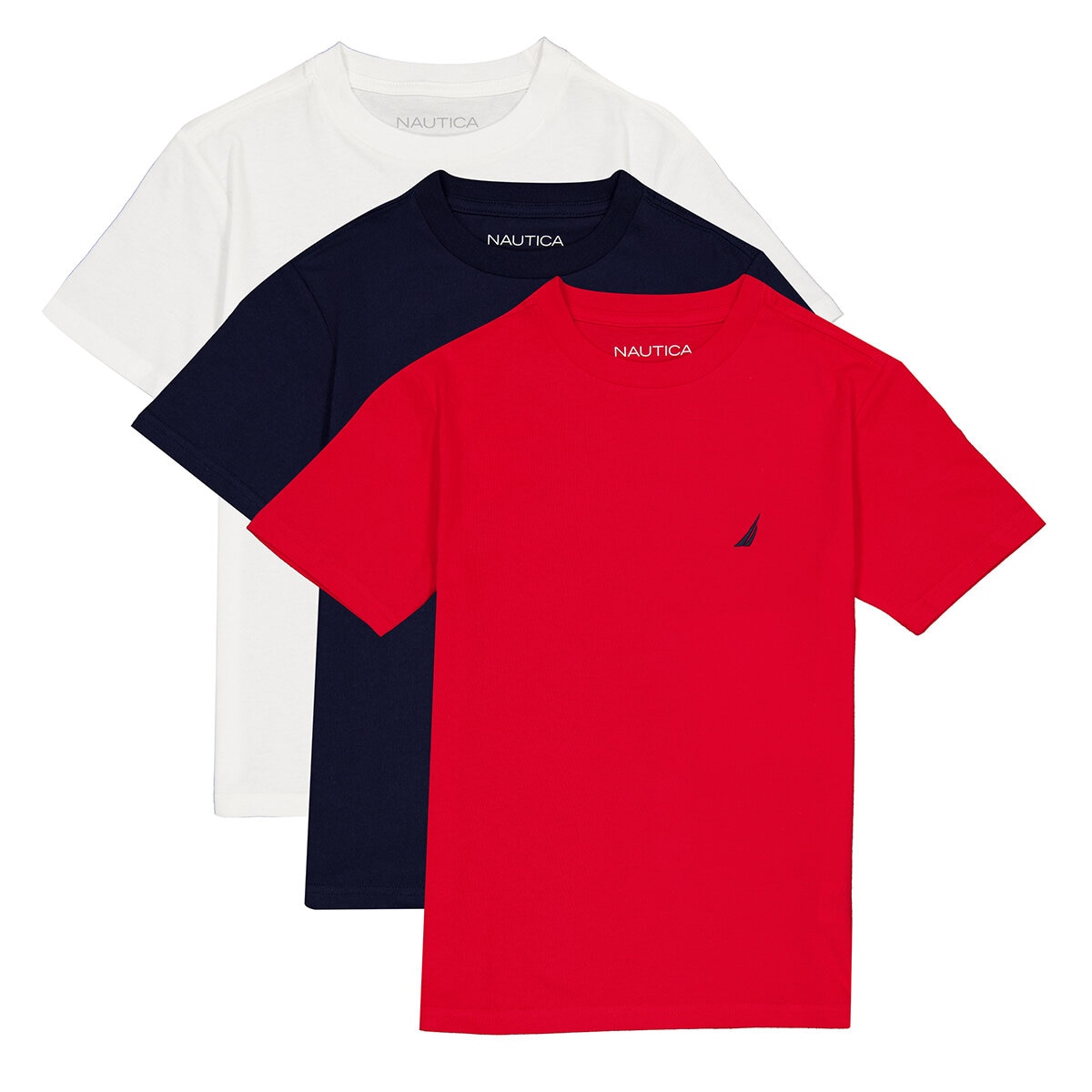 Nautica Playera 3 piezas para Niños y NIñas Varias Tallas y Colores