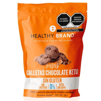 Healthy Brand Galletas de Chocolate Keto 126 g