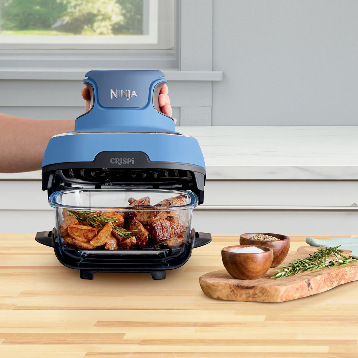 Ninja Crispi, Freidora de Aire, 5 en 1 Ninja Crispi, Freidora de Aire, 5 en 1