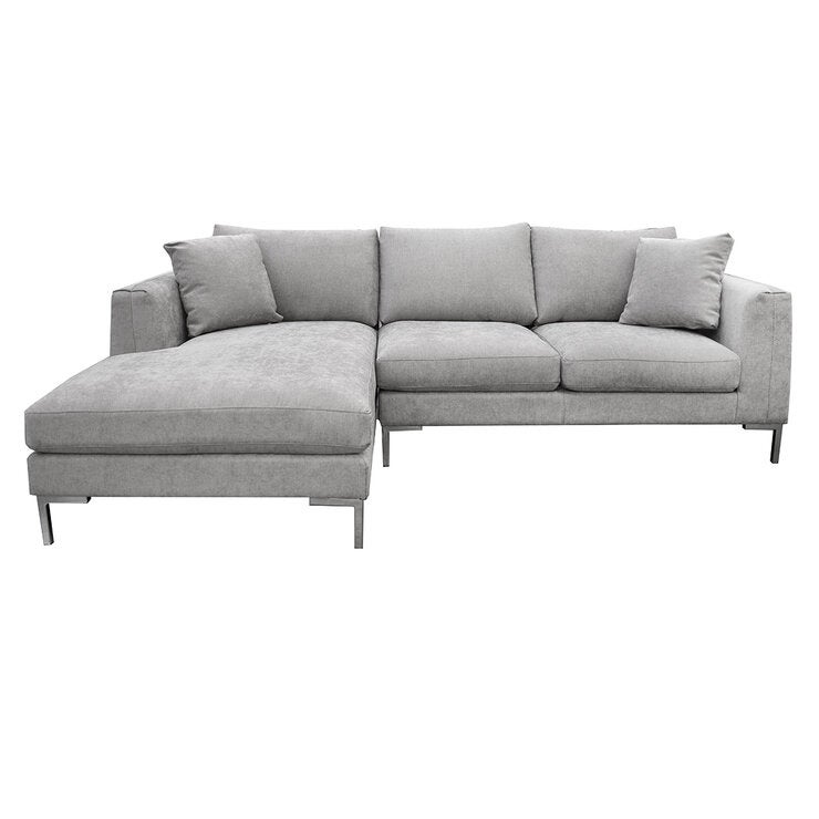 Muebles Liz, Parma, Sala Modular de 2 Piezas, Gris Muebles Liz, Parma, Sala Modular de 2 Piezas, Gris