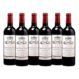 Grand Vin de Leoville du Marquis de Las Cases Caja con 6 Botellas de 750 ml + Copas Grand Vin de Leoville du Marquis de Las Cases Caja con 6 Botellas de 750 ml + Copas