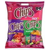 Chip's Papas Surtidas 4 pzas de 170 g