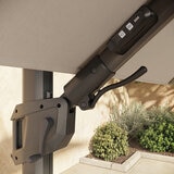 Seasons Sentry, Sombrilla Cuadrada de 3.05 m con Luz Led