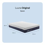 Luuna Colchón Original Memory Foam, Queen Luuna Colchón Original Memory Foam, Queen