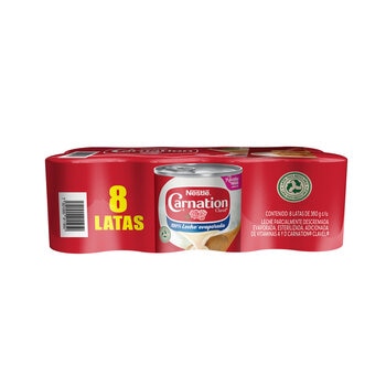 Carnation Clavel Leche Evaporada 8 pzas de 360 g