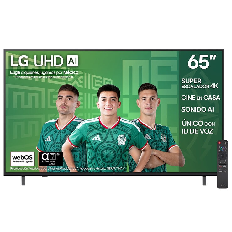 LG Pantalla 65" UHD 4K Smart TV + Barra de Sonido LG Pantalla 65" UHD 4K Smart TV + Barra de Sonido