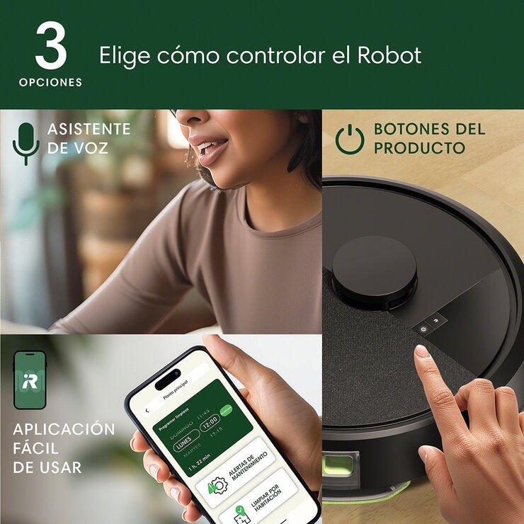 iRobot Roomba Combo 105 Aspiradora y Trapeador con Conexión WiFi iRobot Roomba Combo 105 Aspiradora y Trapeador con Conexión WiFi
