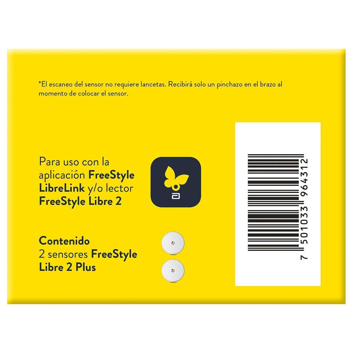 Freestyle Libre 2 Plus Monitoreo de Glucosa 2 Sensores Freestyle Libre 2 Plus Monitoreo de Glucosa 2 Sensores