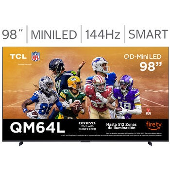TCL Pantalla 98" Miniled 4K Fire TV 98QM64L TCL Pantalla 98" Miniled 4K Fire TV 98QM64L