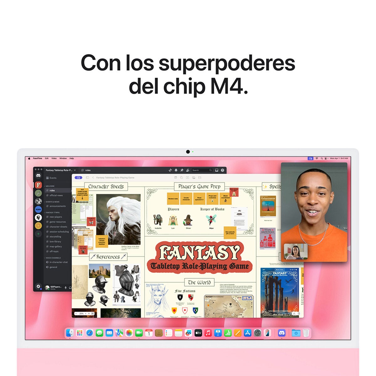 Apple iMac 24" 256GB 4.5K Chip M4 Rosa CPU de 8 núcleos GPU de 8 núcleos Memoria unificada de 16GB. Apple iMac 24" 256GB 4.5K Chip M4 Rosa CPU de 8 núcleos GPU de 8 núcleos Memoria unificada de 16GB.
