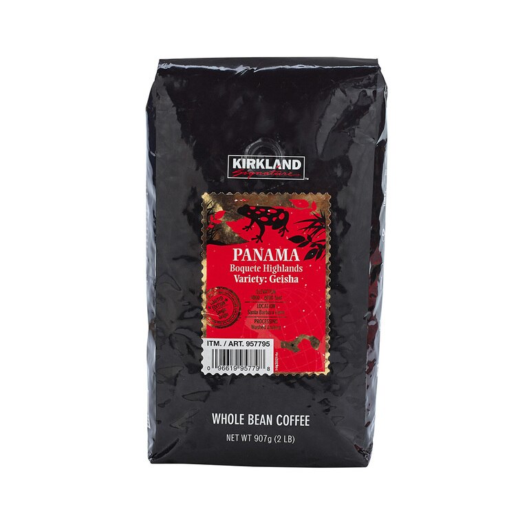 Kirkland Signature Geisha café grano entero 907gr Costco