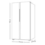 Samsung Refrigerador 23" Side By Side Samsung Refrigerador 23" Side By Side