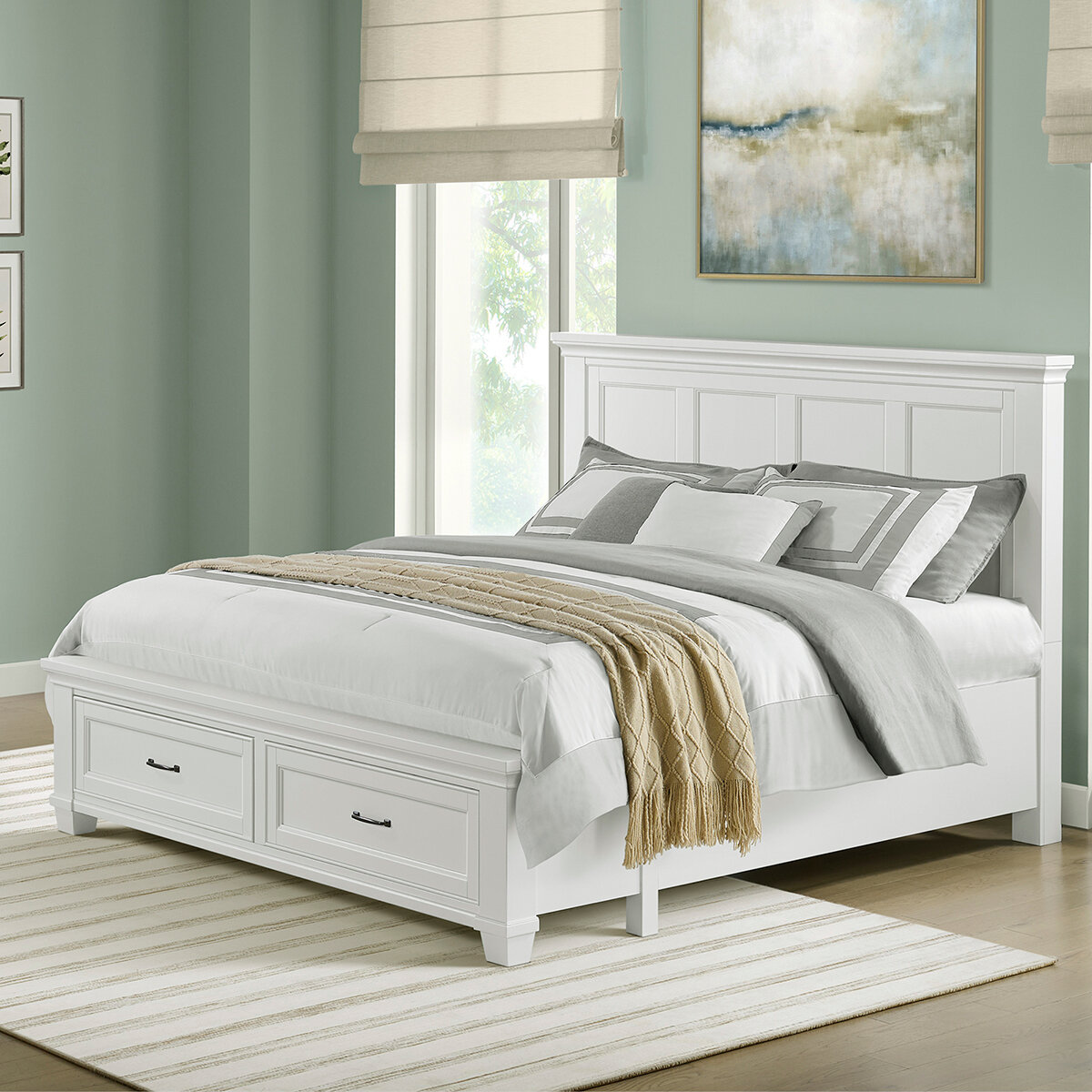 Universal Broadmoore, Rose, Cama King Size con Espacio de Almacenamiento Universal Broadmoore, Rose, Cama King Size con Espacio de Almacenamiento