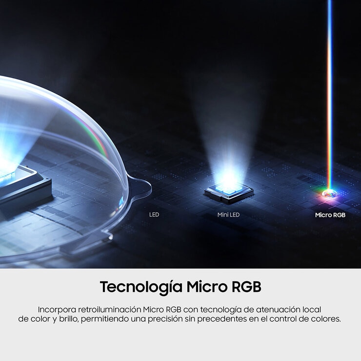 Samsung Pantalla 65" Micro RGB Miniled 4K Smart TV Samsung Pantalla 65" Micro RGB Miniled 4K Smart TV