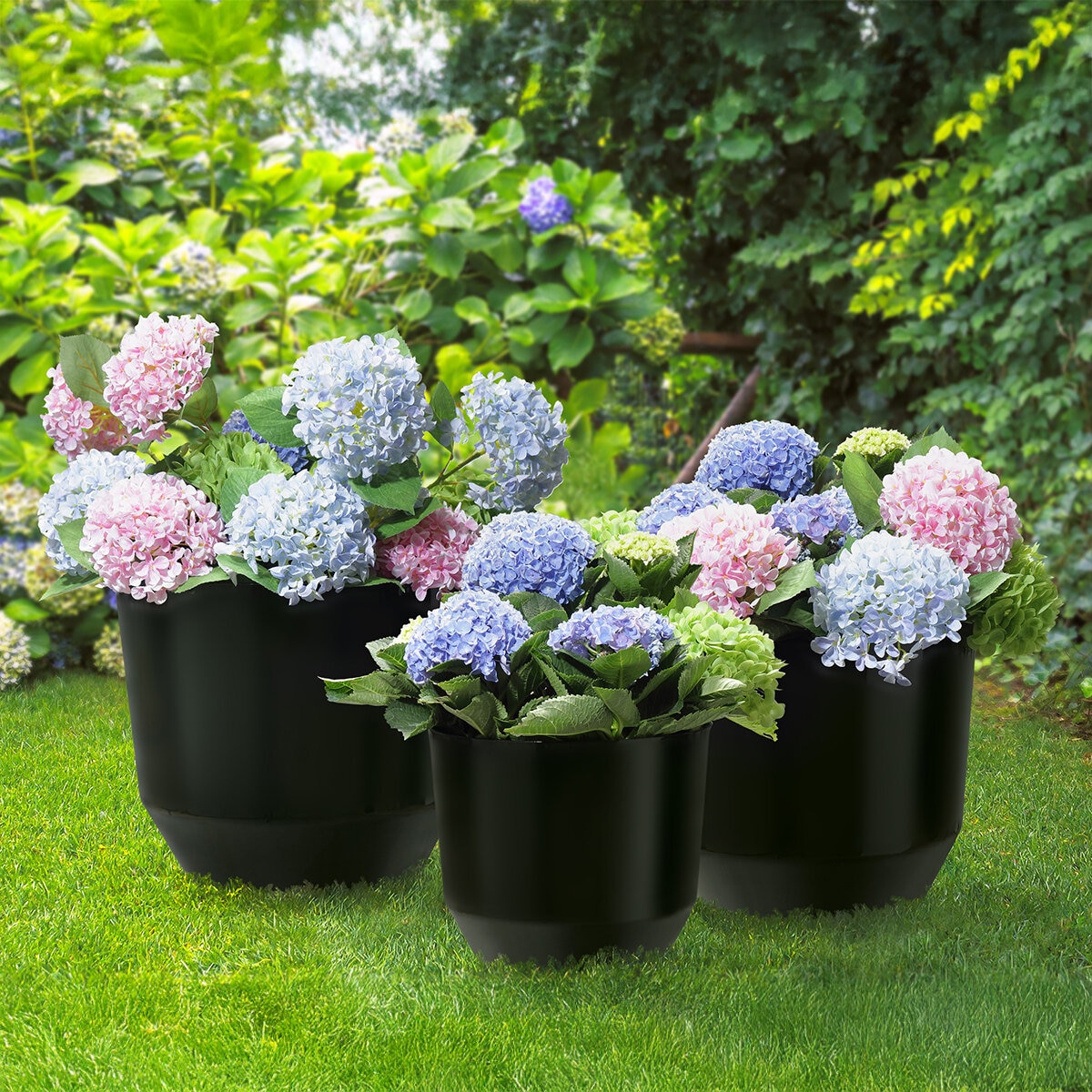 B&C, Set de Macetas Denzel 3 pzs. B&C, Set de Macetas Denzel 3 pzs.