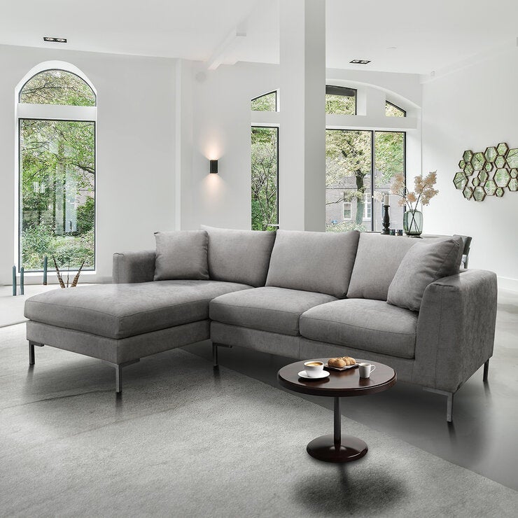 Muebles Liz, Parma, Sala Modular de 2 Piezas, Gris Muebles Liz, Parma, Sala Modular de 2 Piezas, Gris