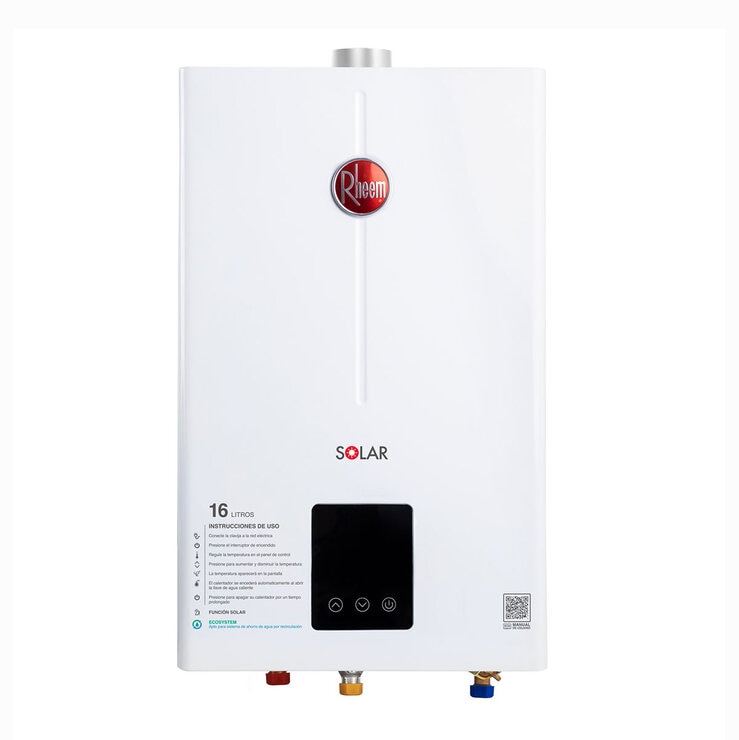 Rheem, Calentador de Agua 16L -Gas Natural Rheem, Calentador de Agua 16L -Gas Natural