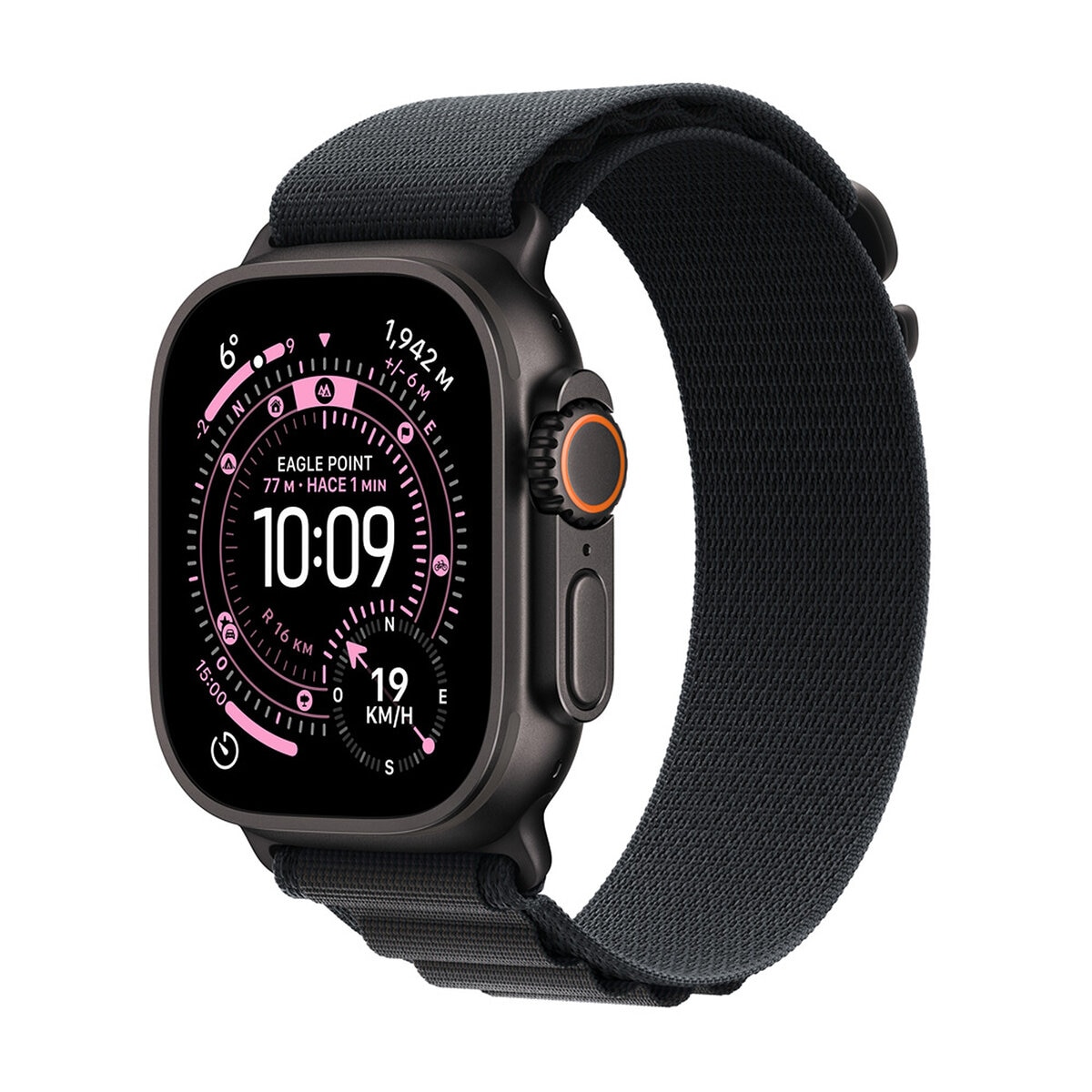 Apple Watch Ultra 3 (GPS + Celular) 49mm Titanio Negro + Correa Alpine Negro - Talla M Apple Watch Ultra 3 (GPS + Celular) 49mm Titanio Negro + Correa Alpine Negro - Talla M