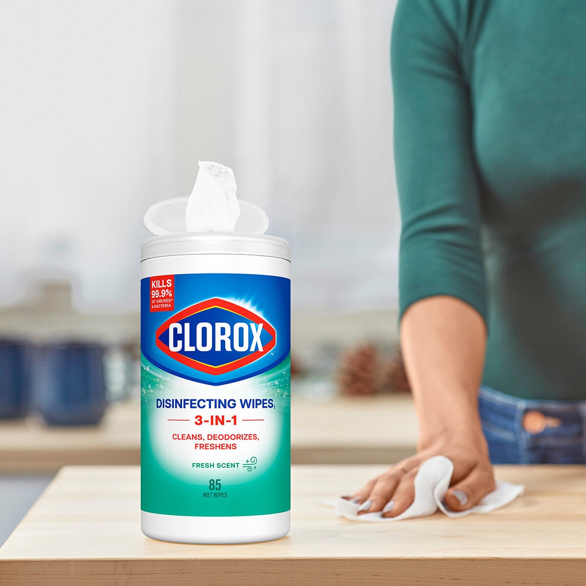 Clorox Toallas Desinfectantes 5 pzas con 85 Toallitas cada una Clorox Toallas Desinfectantes 5 pzas con 85 Toallitas cada una