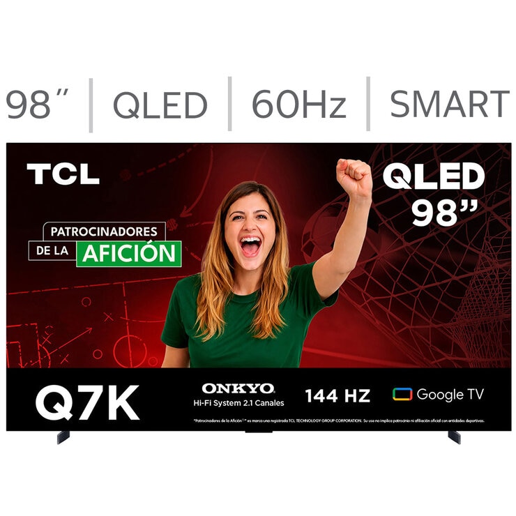 TCL Pantalla 98" QLED Google TV TCL Pantalla 98" QLED Google TV