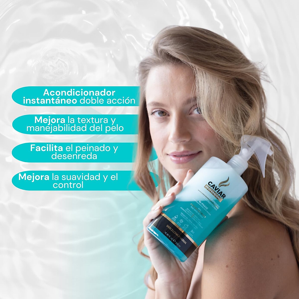 Caviar Acondicionador Hidratante Bifásico 4 pzas Caviar Acondicionador Hidratante Bifásico 4 pzas