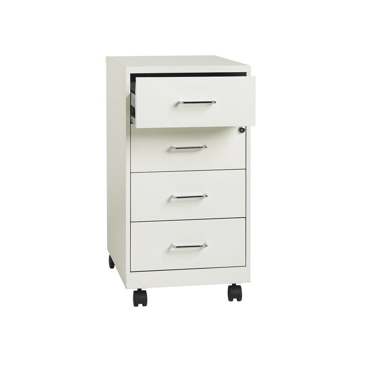 Hirsh Archivero con 4 Cajones Tamaño Carta Color Blanco Hirsh Archivero con 4 Cajones Tamaño Carta Color Blanco