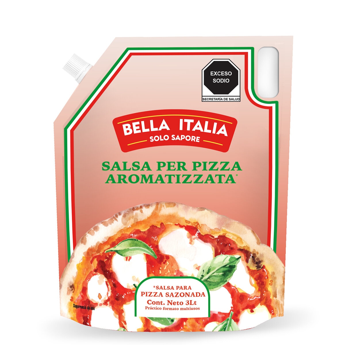Bella Italia Salsa para Pizza 3 L Bella Italia Salsa para Pizza 3 L
