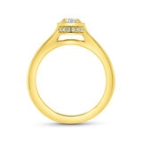 Anillo, 0.56ctw Diamantes, Oro Amarillo de 14K