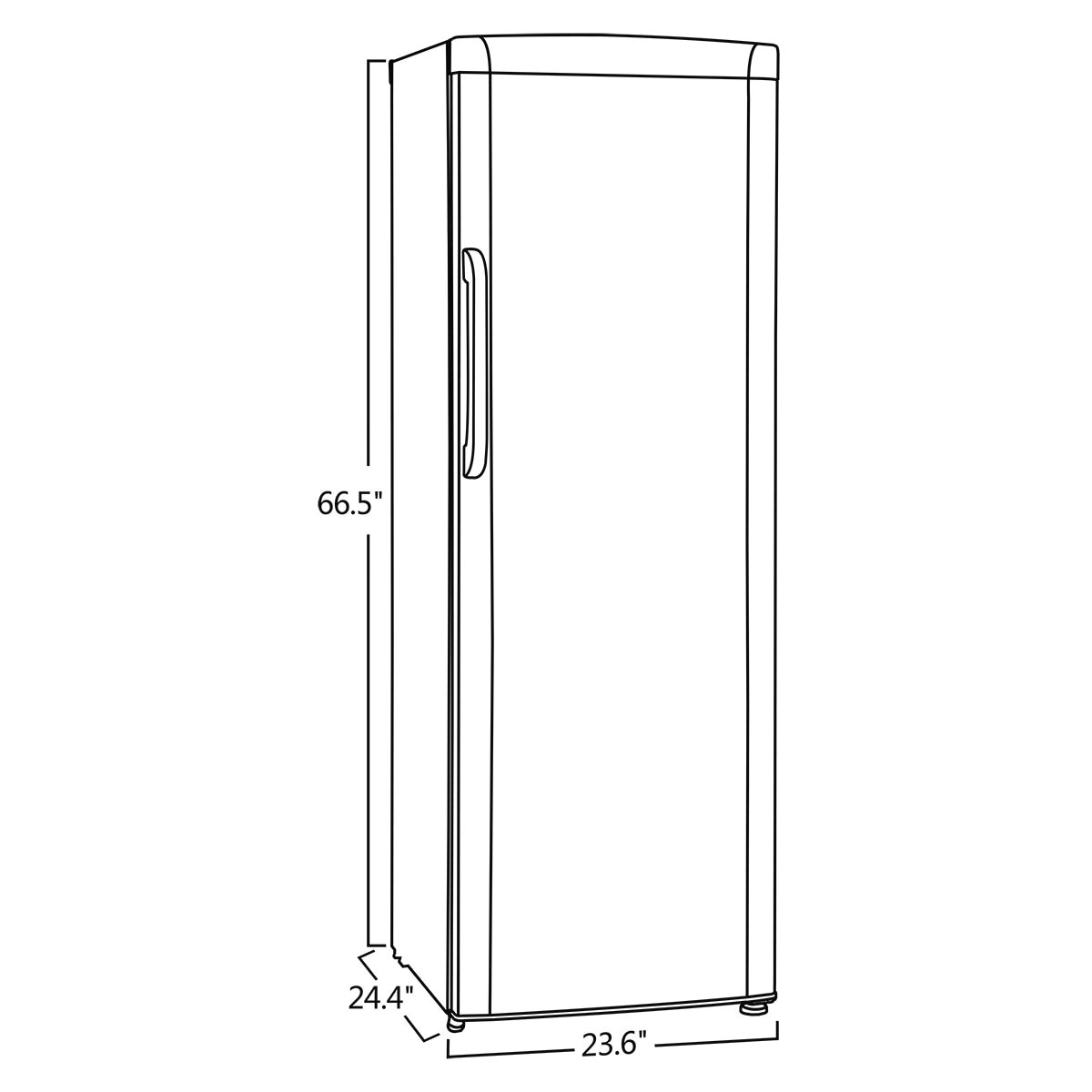 Hamilton Beach Congelador 11' Vertical