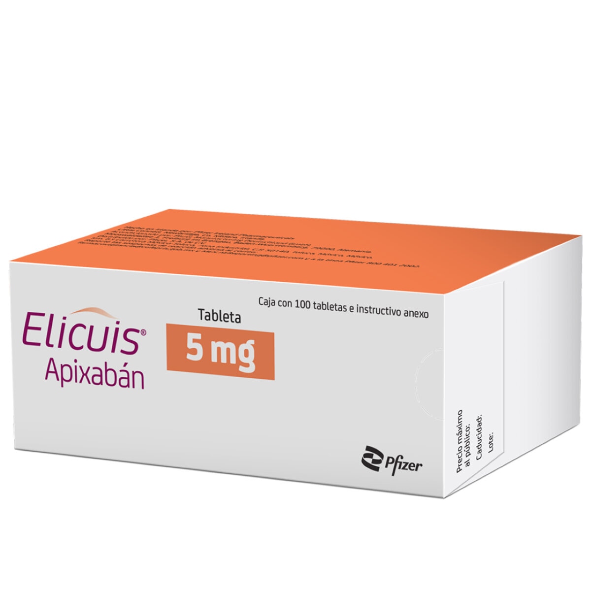 Elicuis 5mg 100 Tabletas