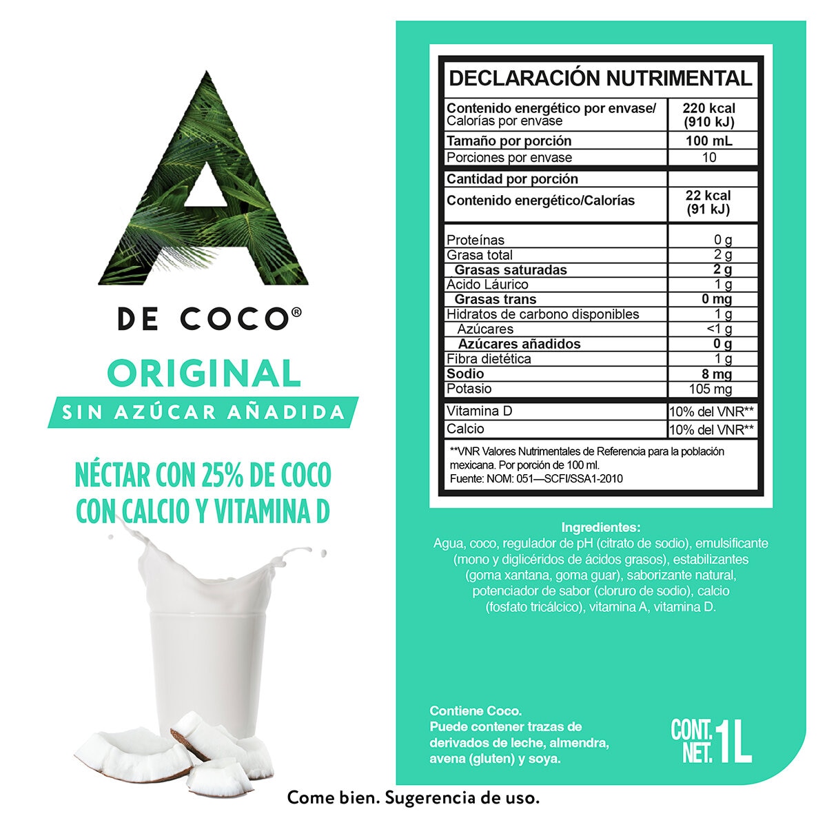 A de Coco Original 6/1 L A de Coco Original 6/1 L