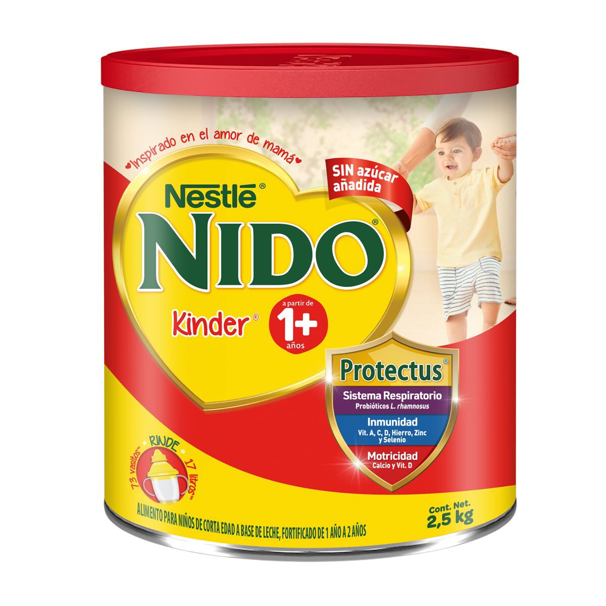 Nido Kinder, Leche en Polvo 2.5 kg