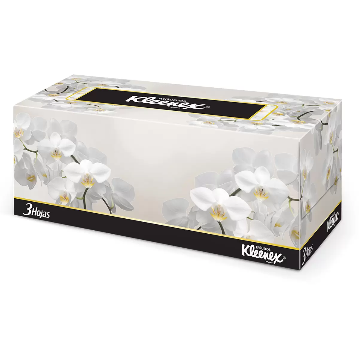 Kleenex® Caja de Pañuelos 8824, 12 Paquetes de 72 hojas, 3 Capas, Suaves y  Resistentes, Sin Fragancia, Color: Blanco, Original