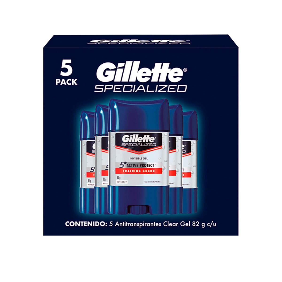 Desodorante Gel Gillette Antitranspirante Training Guard 82 G