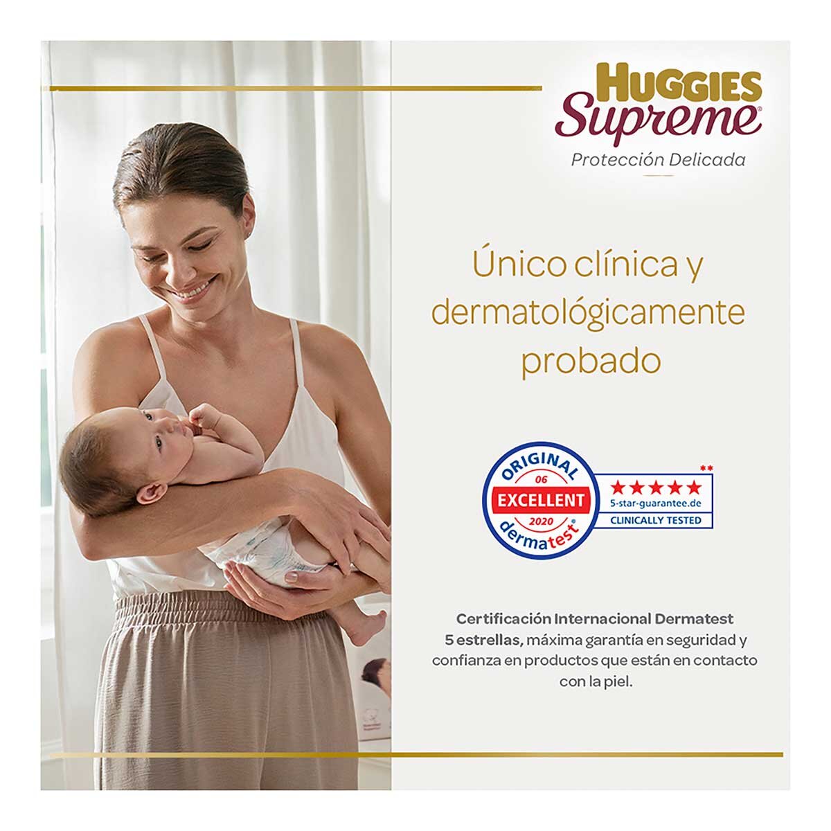 Huggies Supreme Pañales Etapa 3 Unisex 120 pzas