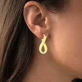 Aretes, Colgantes, Oro Amarillo Italiano de 14kt