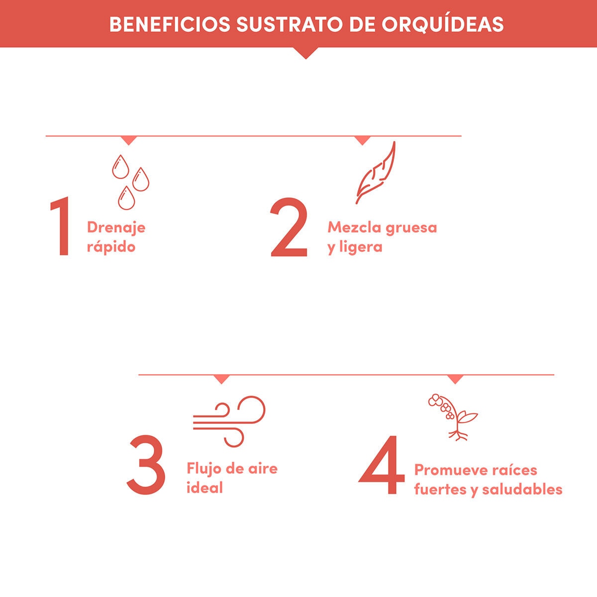 Ekologi, Sustrato para Orquideas 2 piezas de 900g Ekologi, Sustrato para Orquideas 2 piezas de 900g