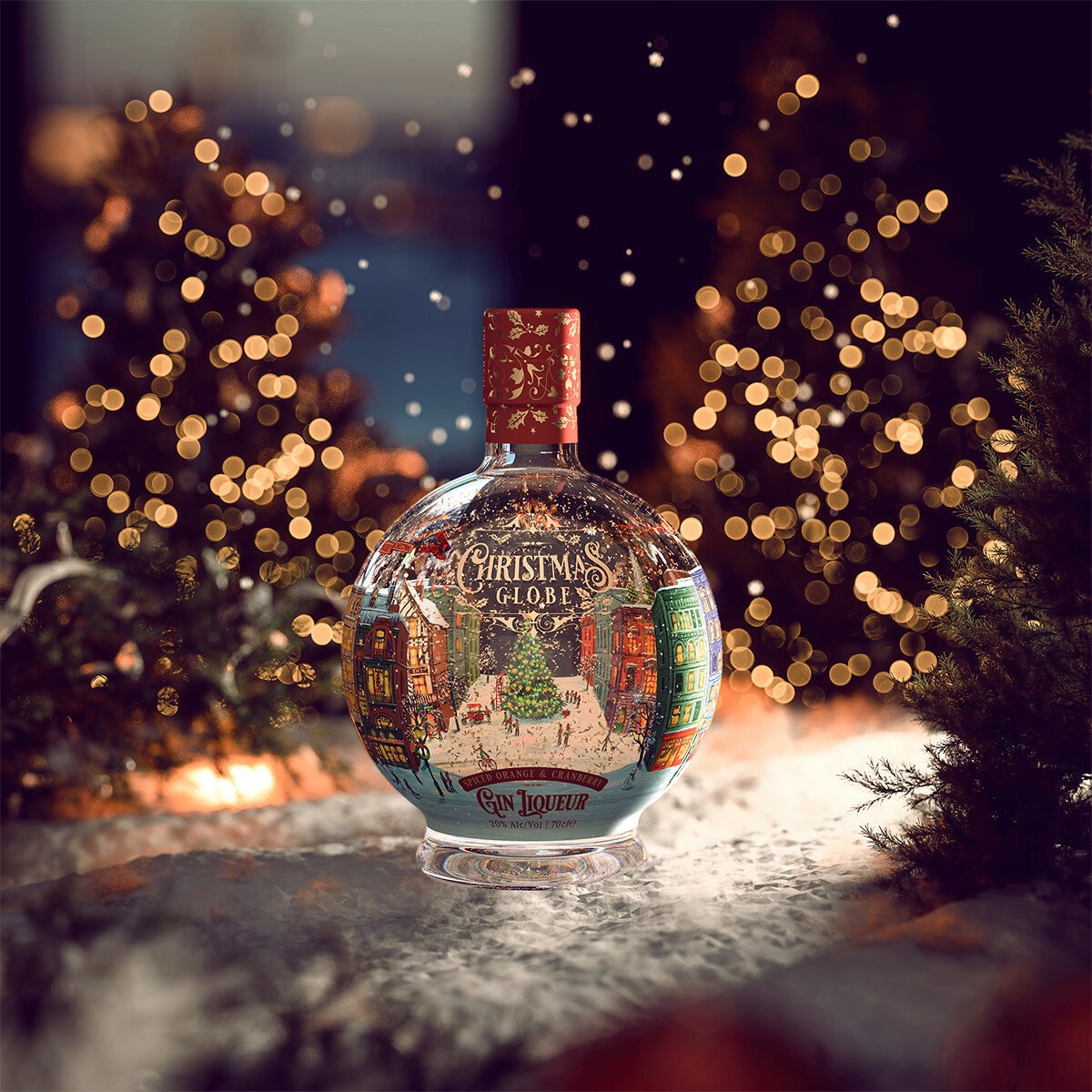 Licor de Ginebra Snow Globe 700ml