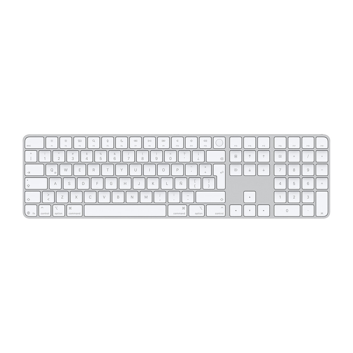 Apple Magic Keyboard Blanco con Touch ID y Teclado Numérico para Mac Apple Magic Keyboard Blanco con Touch ID y Teclado Numérico para Mac