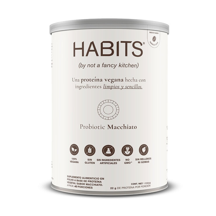 Habits by Not A Fancy Kitchen Proteína Vegetal Macciato 1.22 kg Habits by Not A Fancy Kitchen Proteína Vegetal Macciato 1.22 kg