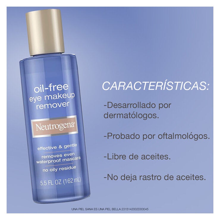 Neutrogena Desmaquillante Bifásico de ojos 3 pzas de 162 ml Neutrogena Desmaquillante Bifásico de ojos 3 pzas de 162 ml