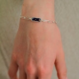 Clio Blue, Pulsera con Piedra de Murano