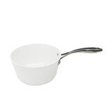 Westinghouse, Olla 16 cm de Cerámica Blanca, Acero Inoxidable Westinghouse, Olla 16 cm de Cerámica Blanca, Acero Inoxidable