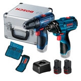 Bosch, Combo Atornillador + Llave de impacto 12V Bosch, Combo Atornillador + Llave de impacto 12V